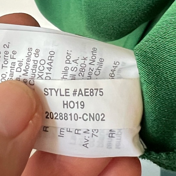 J. Crew Women’s Vibrant Green Faux Wrap Peplum Blouse Size 2 Career Business - Picture 6 of 6